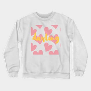 Gentle Darling Hearts Pattern Crewneck Sweatshirt